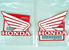 ORIGINAL Honda-Wing Flügel-CBR 500R-10,5cm -Tank Aufkleber-WEISS/ROT-105mm