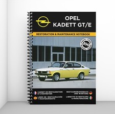 OPEL KADETT GT/E : Libretto Di Restauro E Manutenzione - CONSEGNA GRATUITA