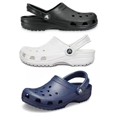 Crocs Classic Clog Unisex Adults Slip-On Shoes Ultra Soft Water-Friendly Sandals
