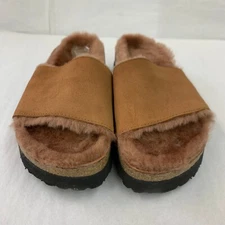 Birkenstock New w/ Box Cora Papillio Shearling Terracotta Suede Nar Select Size