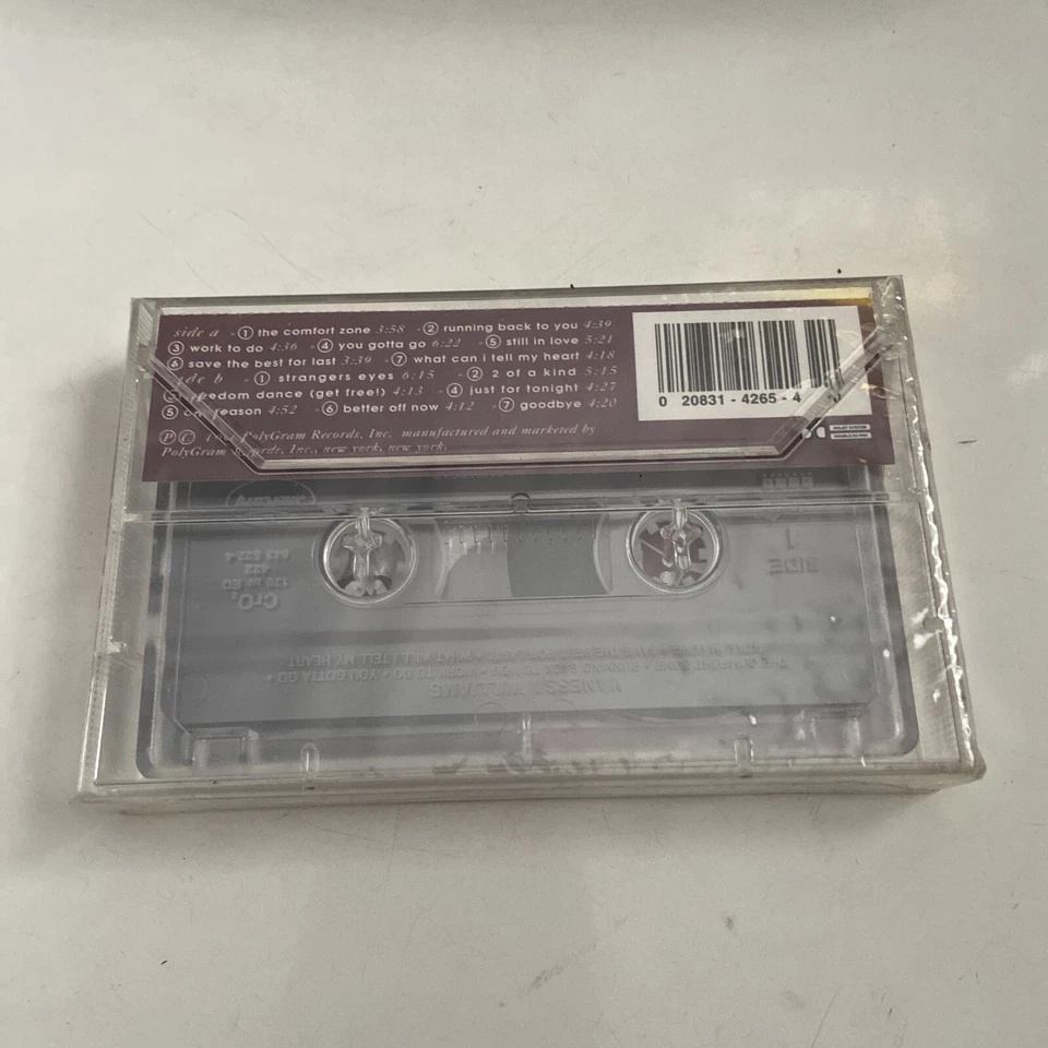 NEW Vanessa Williams Comfort Zone Cassette Tape 1991 PolyGram Records SEALED - Image 2 of 3