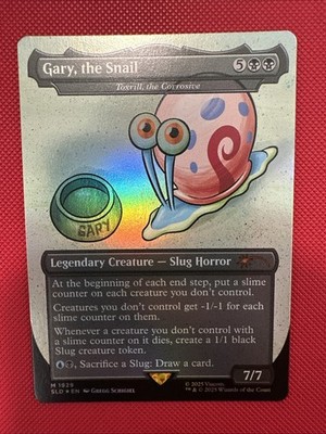 gary the snail mtg card Gary, the Snail - Toxrill, the Corrosive [Secret Lair Drop Series] main image 1
