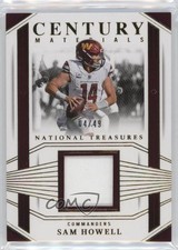 2023 Panini National Treasures Century Materials Gold 4/49 Sam Howell 0nr3