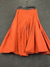 MAEVE By Anthropologie Pintuck Midi Skirt Women's Size M Picante
