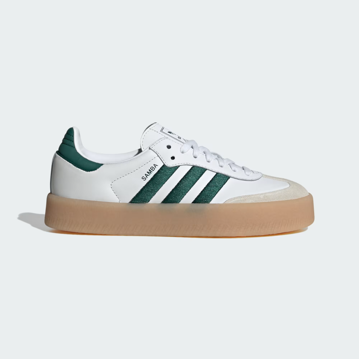 adidas originals アディダス レディース 厚底 スニーカー SAMBA JS3954 シューズ サンバ ホワイト グリーン プラットフォーム Adidas Sambae Womens Sizes Cloud White Collegiate Green Gum ID0440