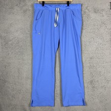 FIGS Scrub Pants Mens XL Blue Technical Collection T21004 Drawstring Pockets