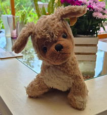 Steiff Hund Stoff- & Pl&uuml;schtier braun/beige 5070/20 Made in Germany 1973