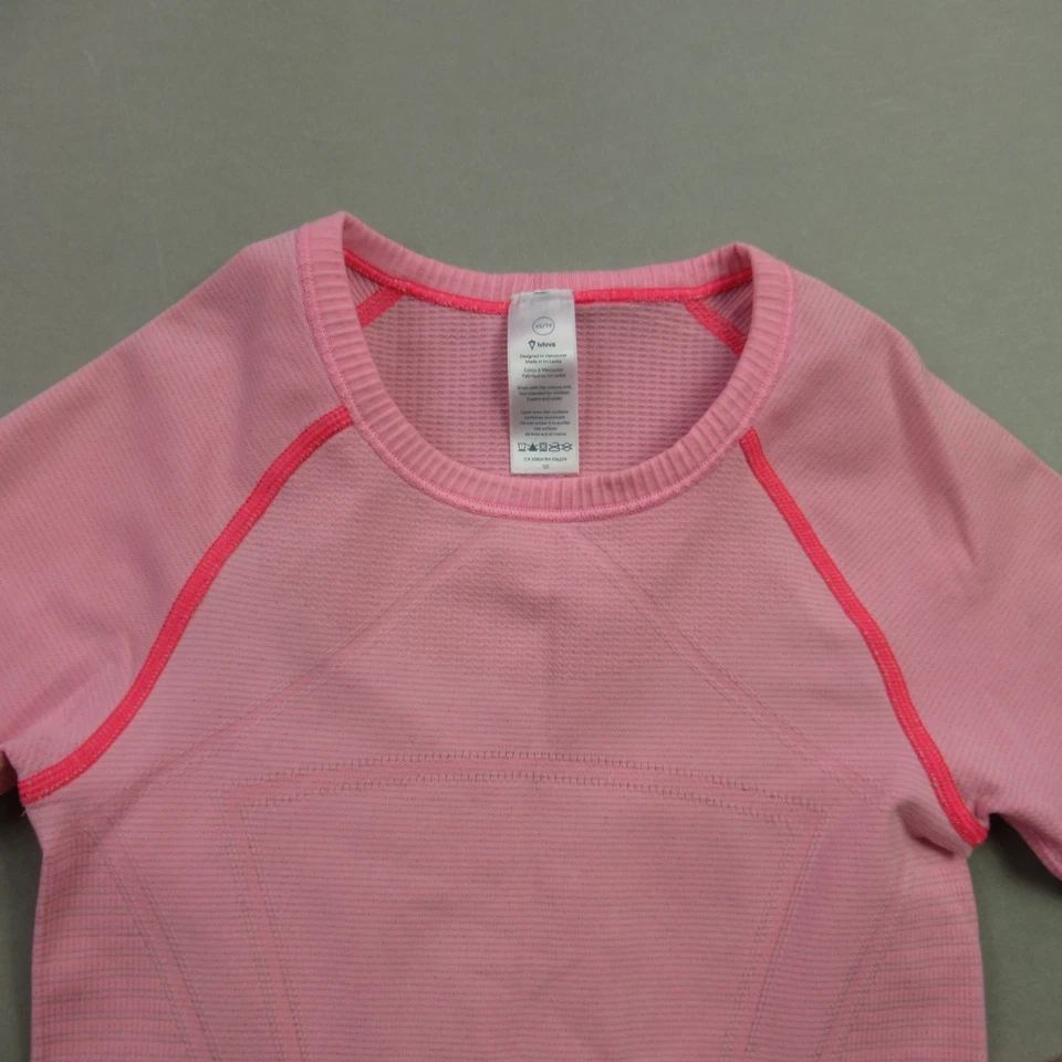 Ivivva Shirt Girls XS Long Sleeve Crew Neck Pink Outdoors Casual - Image 3 of 4