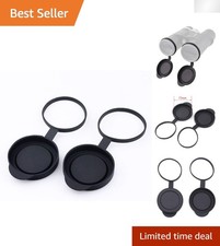 Lightweight Waterproof Objective Lens Caps for 52-54mm Binoculars - Easy Install
