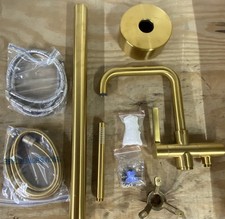 Miseno 109215-BTF-BG Delara Floor Mounted Tub Filler -Includes Hand Shower READ