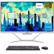 AIO ALL IN ONE i5 24" FULL HD WINDOWS 10 8GB 120GB PC COMPUTER TOUCHSCREEN