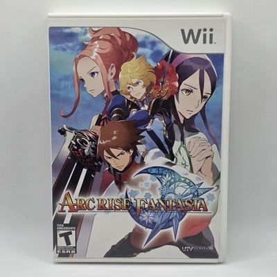 Arc Rise Fantasia - Nintendo Wii  with Disc, Box, Manual 