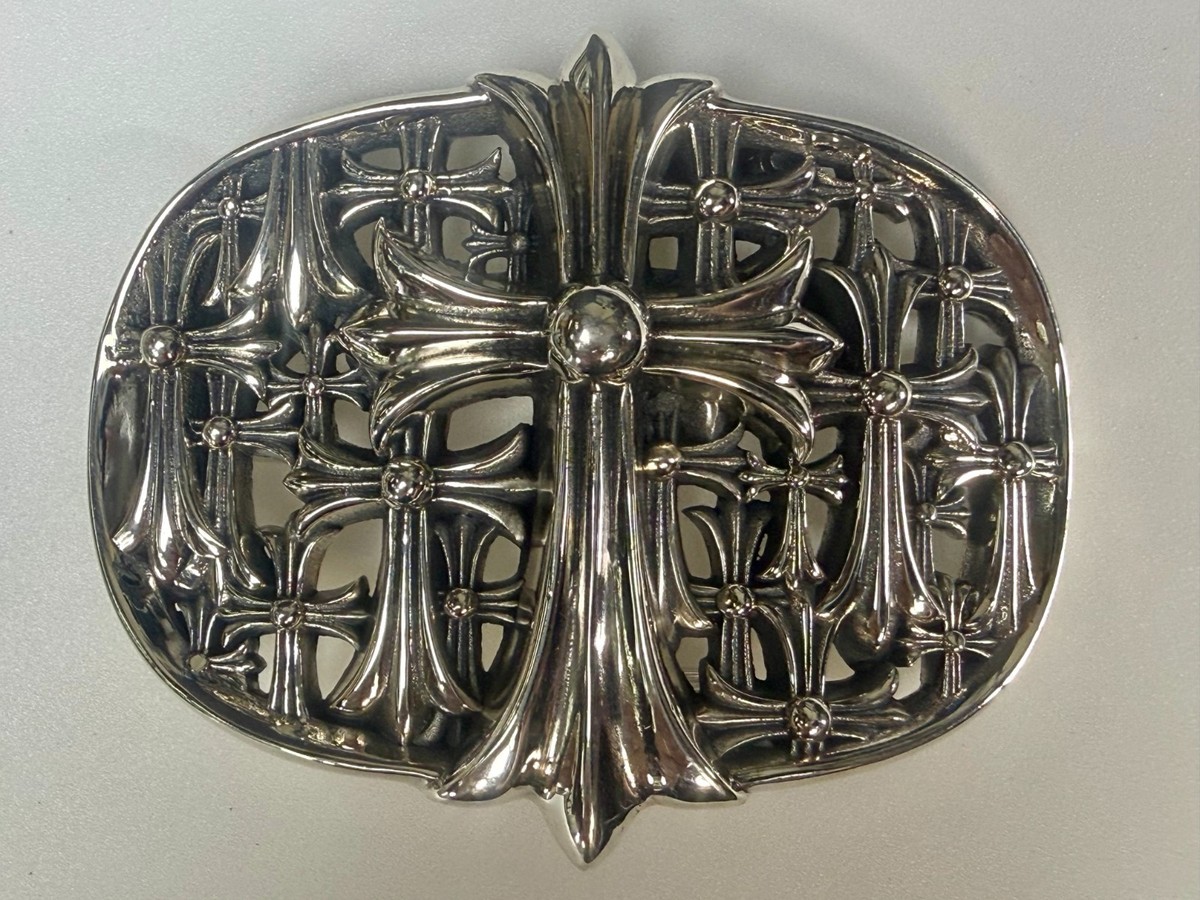 Chrome Hearts Cemetery Cross Sterling Silver 925 Authentic  display picture 1