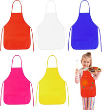 5 Pcs Kids Aprons for Painting, Painting Apron Bulk for Kids Art Smocks Children