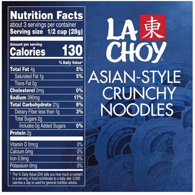 Crunchy Asian Style Noodles, 3oz, Pack of 12