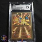 Charizard CELEBRATIONS GOLD METAL 4/102 (CGC 8.5 NM/MINT+) PROMO Pokemon Cards
