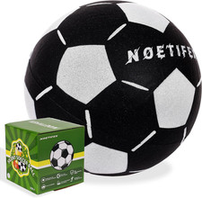 Silent Soccer Ball Size 4, Indoor Foam Training Ball for Quiet Skill Practice, S