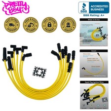 Durable 8mm Spark Plug Wire Set - 7 Pieces Compatible With Chevygmc V6 Engines
