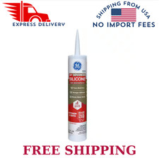 GE Advanced Silicone 2 Caulk 10.1 oz Kitchen and Bath Sealant Clear