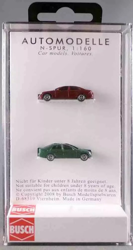 Busch 8315 Ech N 1/160 2 Automobiles Mercedes Classe C Neuves Boite | Zustand: Neuf