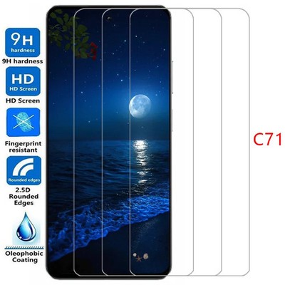 2PCS For OPPO Realme C71 c71 Tempered Glass Film Cover Guard Screen Protector