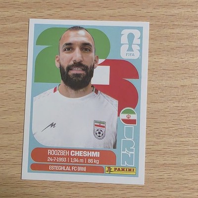 2026 Panini FIFA World Cup Sticker Roozbeh Cheshmi #IRN 15 Iran