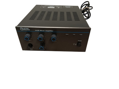 Atlas Sound AA35 Series 35W Professional PA Mixer Amplifier Missing Knob