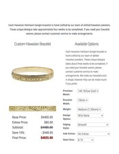 Hawaiian Heirloom bracelet