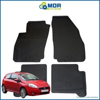 W-Parts 3D GummifußMatten Schwarz FüR Fiat Grande Punto 2006-