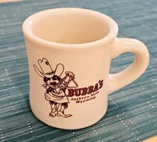 Bubba's Bar-B-Que Sturdy Chunky Vintage Coffee Mug - Great Gift for Strong Men💪
