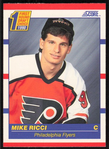 Mike Ricci #433 1990 Score card
