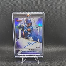 2025 Topps Bowman's Best Yandel Ricardo #B25-YR Autograph Kansas City Royals /75