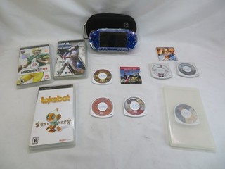 PREOWNED/UNTESTED/PARTS ONLY Sony PSP Lot: 7 Games/4 Movies/Case