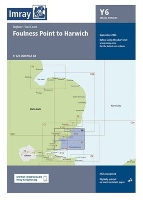 Imray Chart Y6: Suffolk and Essex Coasts: 2022 by Imray PAPERBACK 9781786794246