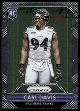 2015 Panini Prizm Carl Davis Rookie #215 Baltimore Ravens