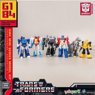 Transformers Toys 6-Pack G1 Action Figures,Highly Articulated Optimus Prime,B...