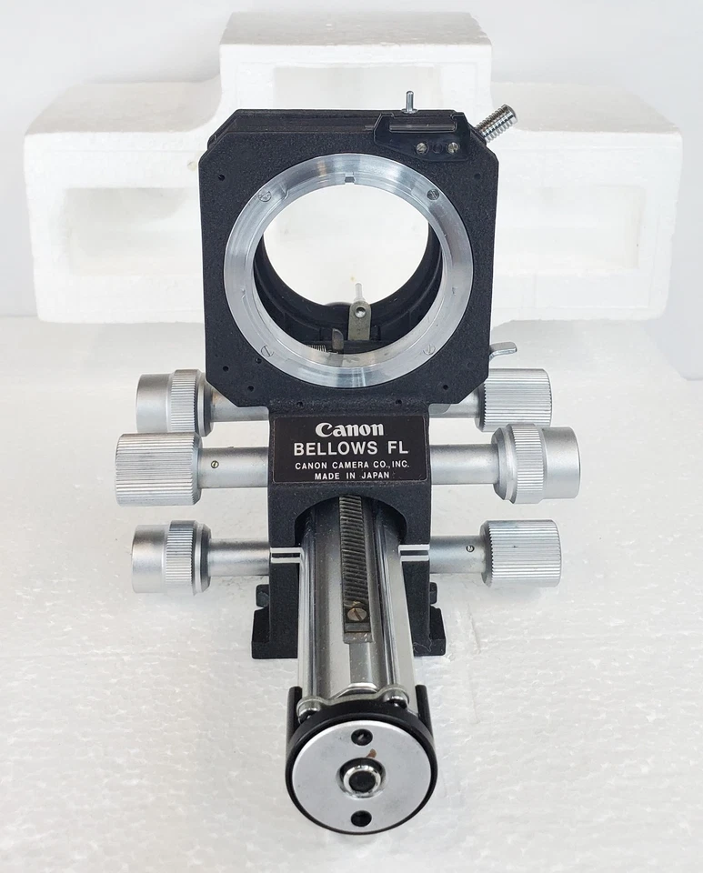 老式佳能波纹 FL 相机附件,日本带手动和原装盒 — 第 3/4 张图片