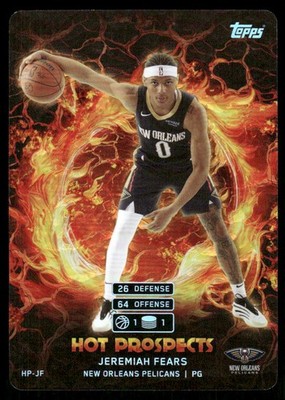 2025-26 Topps Match Attax #HP-JF Jeremiah Fears Hot Prospects Rookie