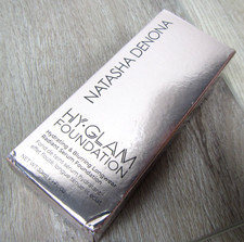 NEW NATASHA DENONA HY-GLAM FOUNDATION HYDRATING BLURRING 1 FL OZ RF
