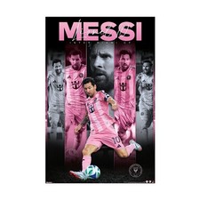 Lionel Messi Inter Miami DYNAMO 2026 MLS calcio 22,375x34 poster da parete arrotolato
