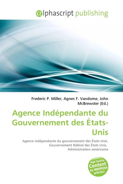 Frederic P. Miller (U. A.) | Agence IndéPendante Du Gouvernement Des ÉTats-Unis-image