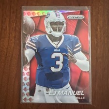 2014 Panini Prizm - EJ Manuel #185 Nfl Shield Logo Prizm