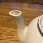 Casuals by China Pearl Apples & Flower Blossom Teapot Cream Green Red 2118 — photo 6