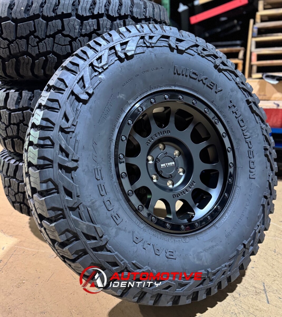 17x8.5 Method MR305 NV Black Wheels 37