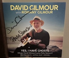 David Gilmour Polly Samson Autographed Signed "Yes I Have Ghosts" CD