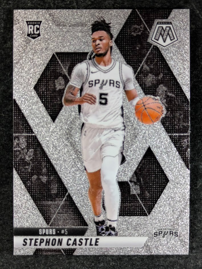 2024-25 Panini Mosaic STEPHON CASTLE Rookie RC Glitter Prizm SP #236