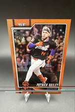Patrick Bailey 2026 Topps Series 1 - Orange Sandglitter /25 Giants Color Match