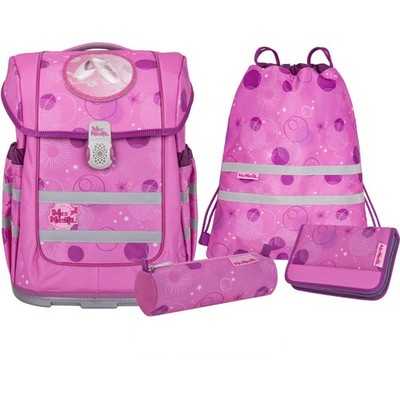 McNeill ERGO COMPACTO Schulranzen Set, 5tlg. PINKY