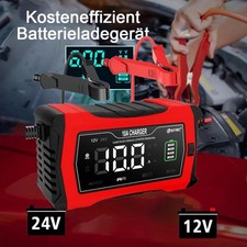Intelligente KFZ Auto Batterie Ladegerät Akku Starthilfe Ladegeräte 12V 24V DE