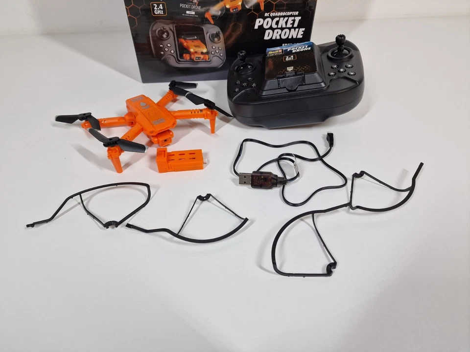Revell Control Pocket Drone Rc Quadrocopter Drohne Kamera Orange 23810 - Bild 3 von 4